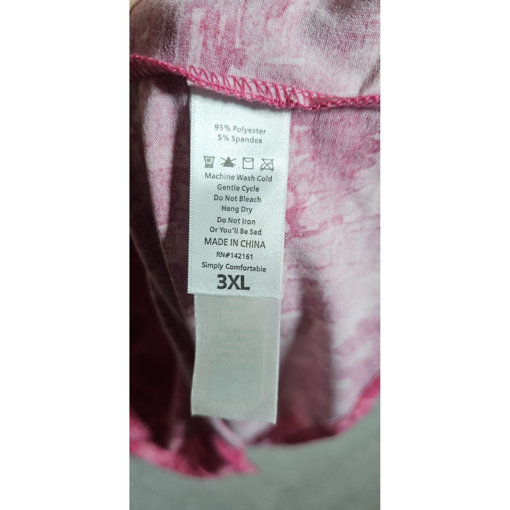 Lularoe YOU ARE MY PERSON Top Womens Size 3XL Pink Stretch Short Sleeve Tee New - Picture 4 of 9